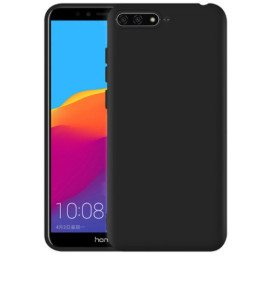 Силиконов гръб ТПУ мат за Huawei Y6 2018 ATU-L21 черен